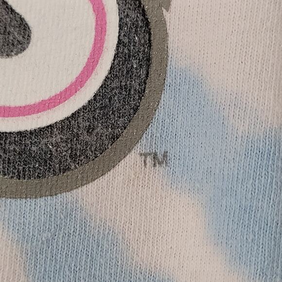 Looney-Tunes Cropped Tie-Dye Shirt Womens Medium 20x19 Baggy - Picture 11 of 13